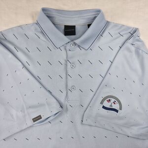 Dunning Stirling Ventilated Mesh Performance LG Polo Short Sl USA TX Flag‎ $98